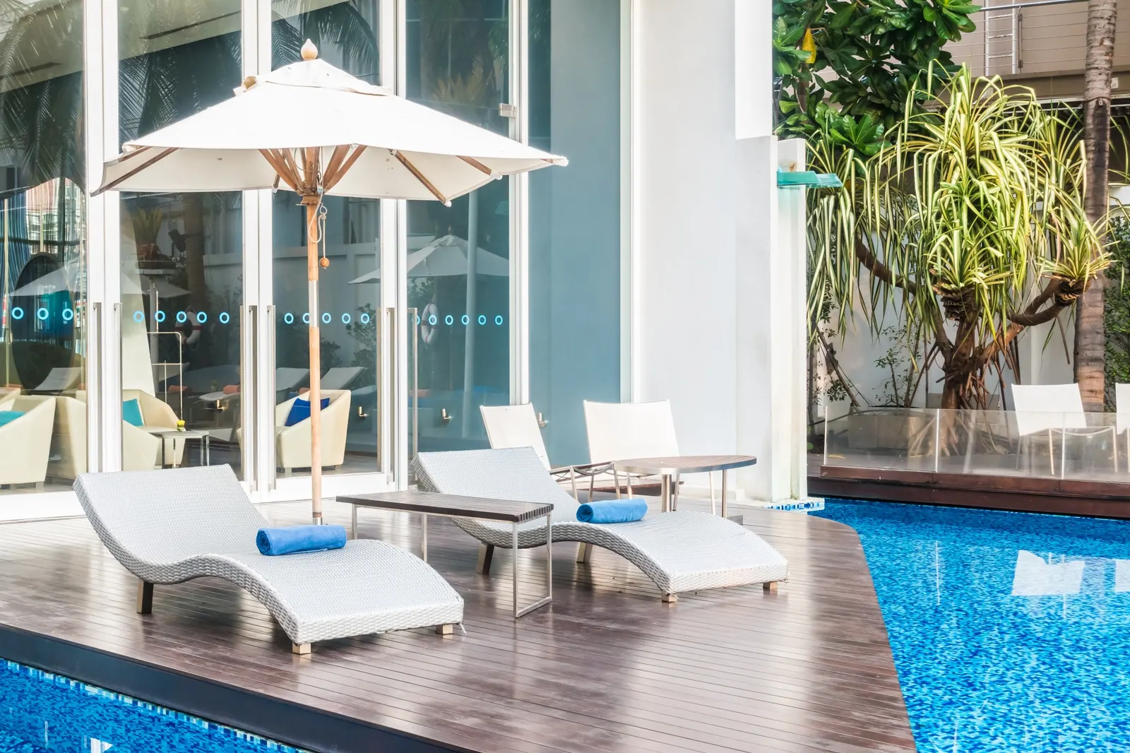 Modern outdoor living project with pool, patio, and pergola in Pilot Point, TX